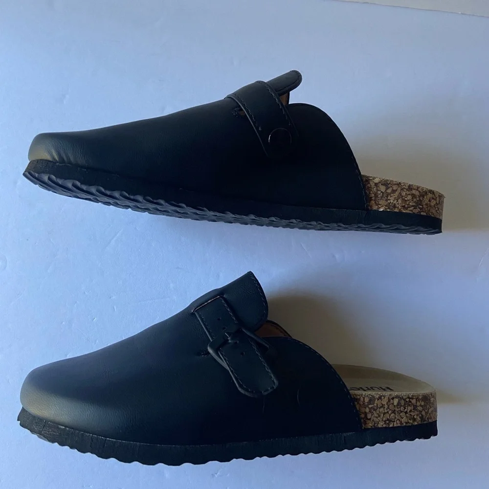 Hurley Black Kids Clogs Slippers Size 2